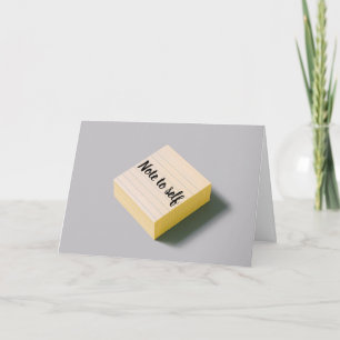 Note to Self, Don't Sweat the Small Stuff Card