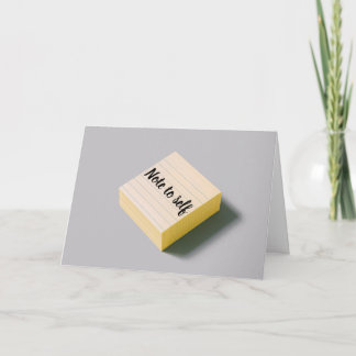 Note to Self, Don't Sweat the Small Stuff Card