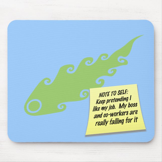 Note to Self Mouse Mat (Front)