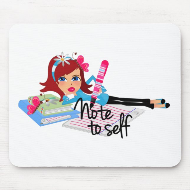 Note To Self Teen Mouse Mat (Front)