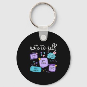 Note To Self You Suicide Prevention Awareness Mont Key Ring