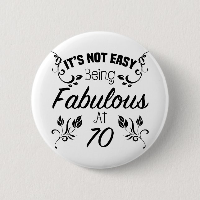 NotEasy70a 6 Cm Round Badge (Front)