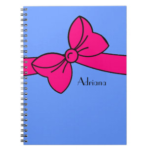 notebook_#230 large tied bow notebook
