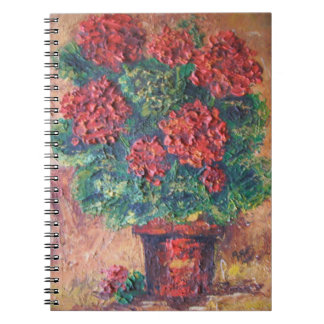 Notebook Ann Hayes Painting Red Beauty