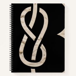 Notebook - black and rock