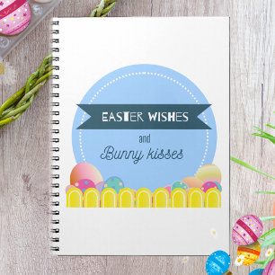 Notebook 'Bunny kisses' cute Easter design