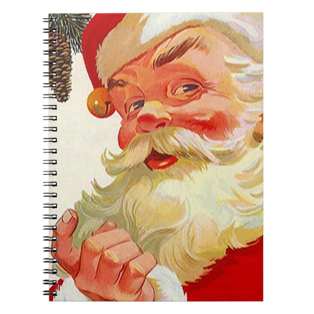 Notebook Christmas Holiday Guestbook Open House (Front)