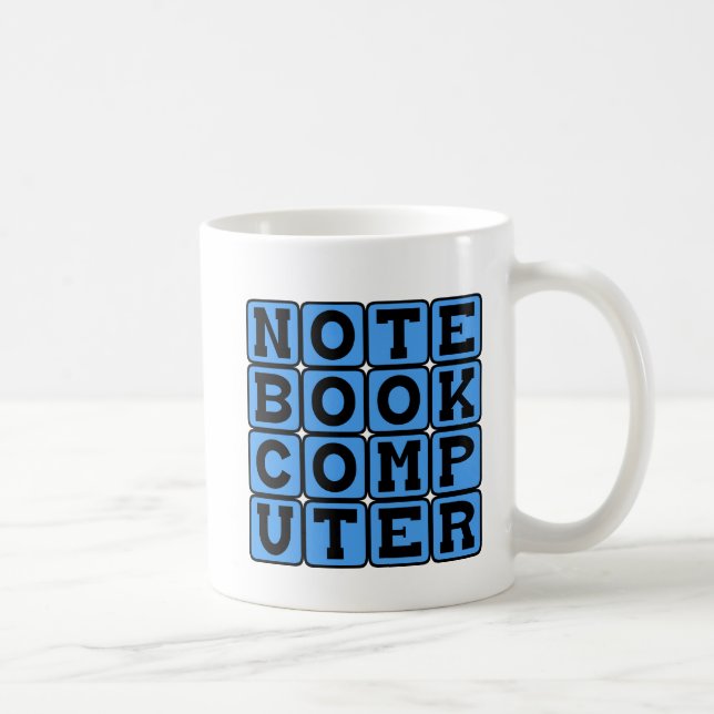 Notebook Computer, Portable Device Coffee Mug (Right)