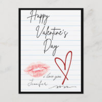 Notebook Confessions: Happy Valentine's Day, xoxo