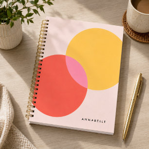 Notebook   Custom Abstract Colour Block Journal