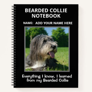 Notebook for Lovers of Bearded Collies