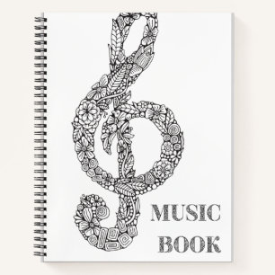 Notebook for music