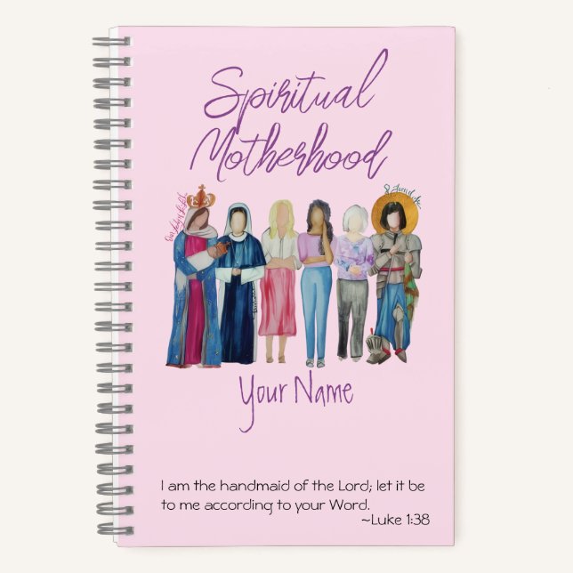 Notebook for Spiritual Motherhood Study (Front)
