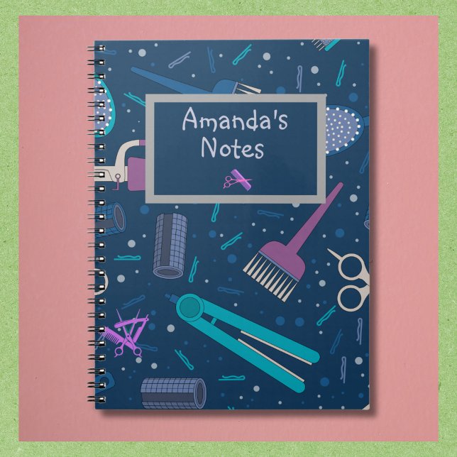 Notebook for Your Favourite Hair Stylist! (Personalize this notebook for your favorite stylist.  )