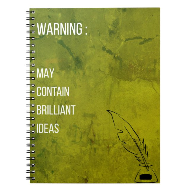 Notebook for Your Next Brilliant Idea fun  (Front)