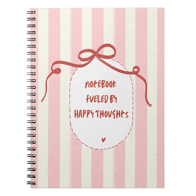 Notebook fuelled by happy thoughts | Journal (Front)