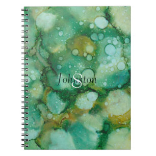 Notebook "Gold Dusted Flowers" Personalise