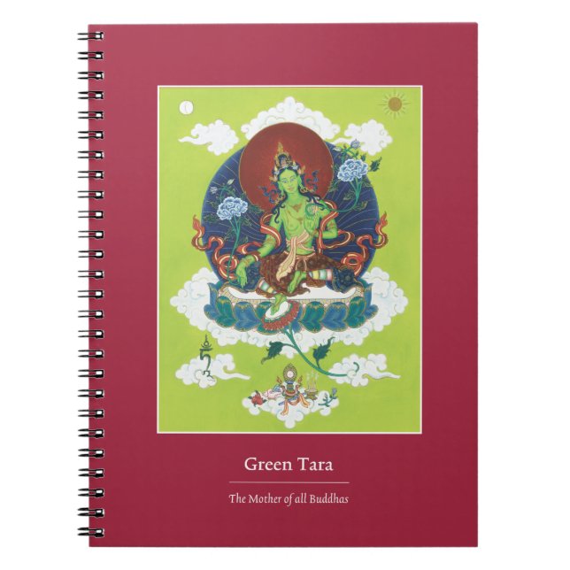 NOTEBOOK Green Tara - The Mother of All Buddhas (Front)