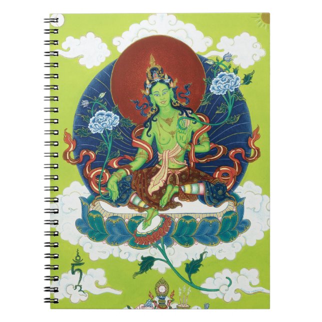 NOTEBOOK Green Tara - The Mother of All Buddhas (Front)