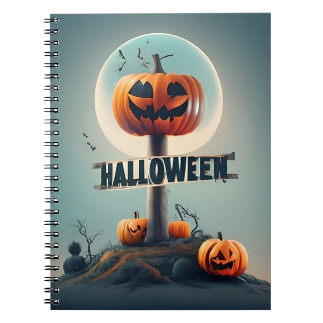 Notebook Halloween pumpkins (Front)