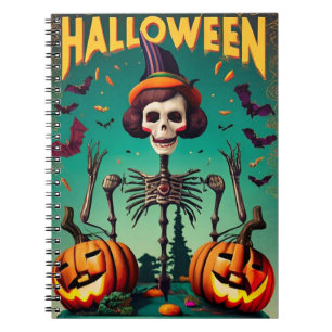 Notebook Halloween pumpkins