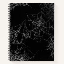 Notebook Halloween Spider Web
