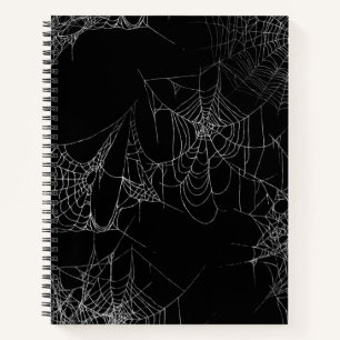Notebook Halloween Spider Web