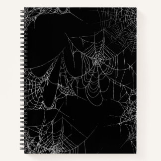 Notebook Halloween Spider Web