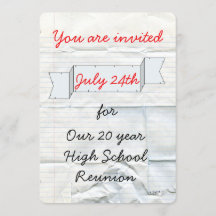 Notebook & handwriting invitation