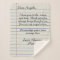 Notebook handwritten love letter or message custom