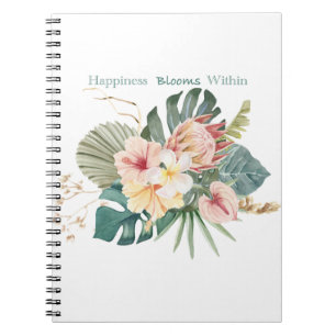 Notebook HAPPINESS BLOOMS WITHIN