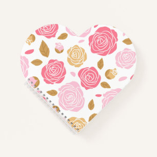 Notebook-Heart Floral Notebook