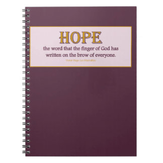 Notebook: Hope Notebook