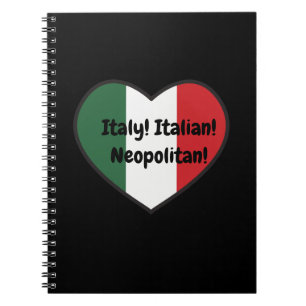 NOTEBOOK - Italian theme. Customizable text