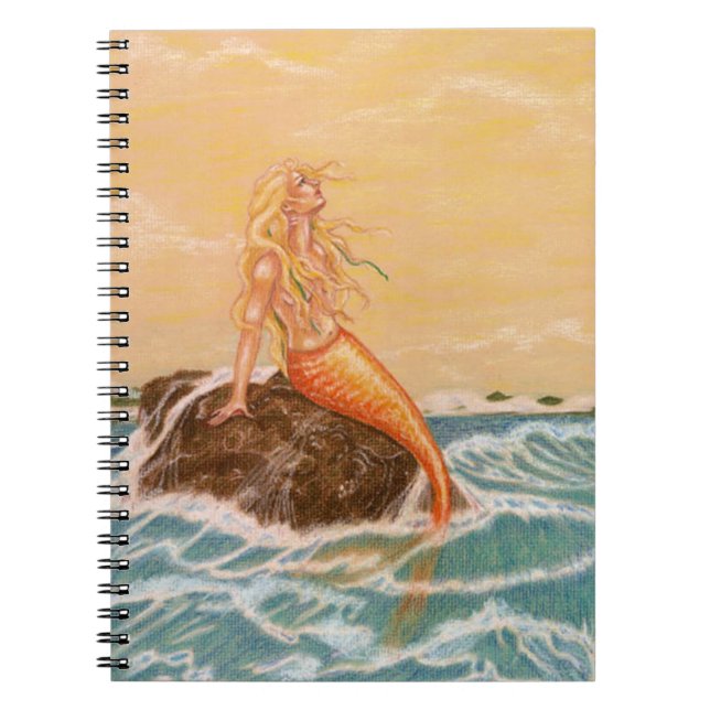 Notebook Journal Vintage Mermaid Chronicles Diary (Front)
