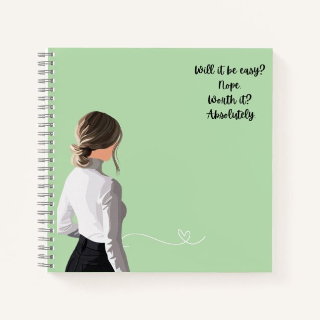 Notebook | journals | motivational | girl boss (Front)