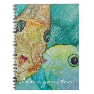 Notebook "Kissy Fishy Personalise