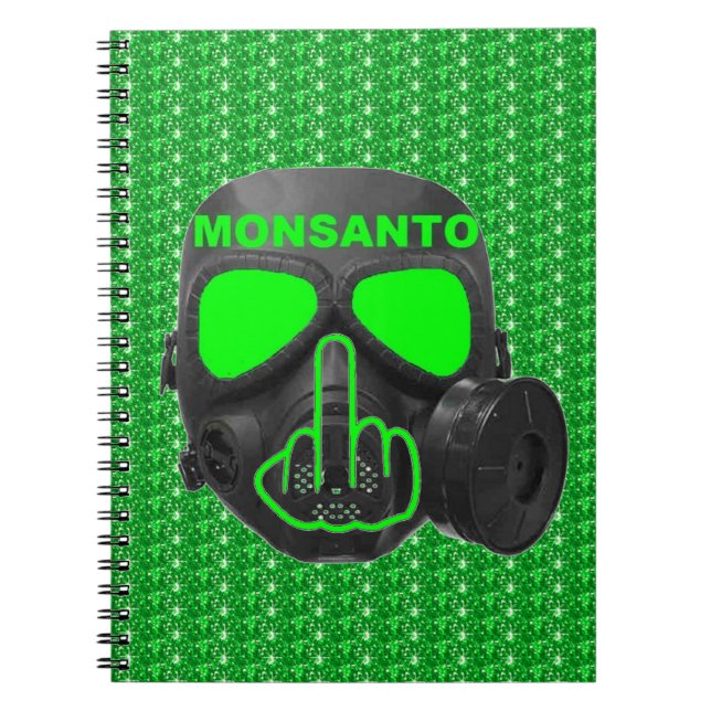 Notebook Monsanto Gas Mask Flip (Front)