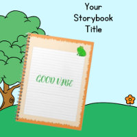 Notebook Page Sheets w/ Frog, Text Photo Notebook