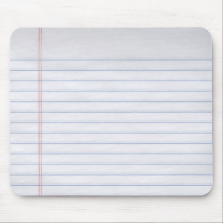 Notebook Paper Mouse Mat