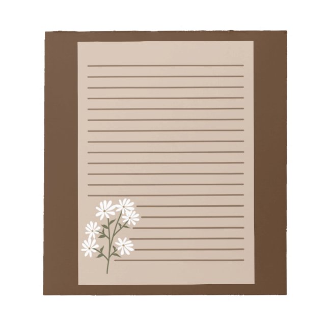 Notebook Paper Notepad (Front)