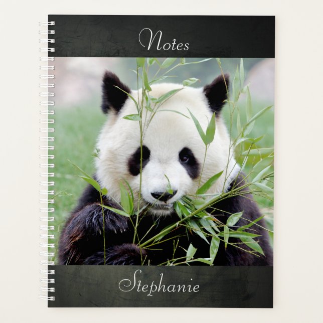 Notebook Photo giant panda , animals 04. notebook Planner (Front)