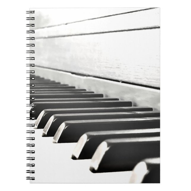 Notebook - Piano / Music (Front)