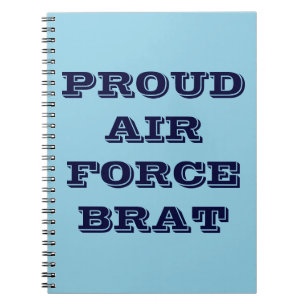 Notebook Proud Air Force Brat