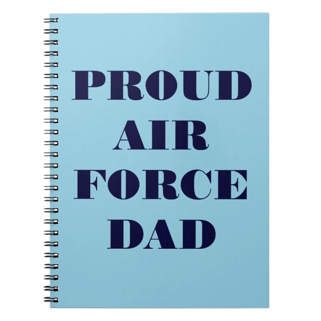 Notebook Proud Air Force Dad (Front)