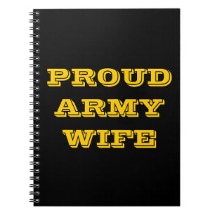 Notebook Proud Army Wife