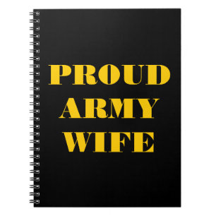 Notebook Proud Army Wife