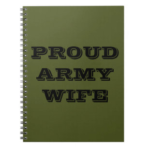 Notebook Proud Army Wife