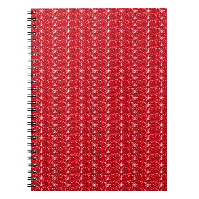 Notebook Red Glitter (Front)