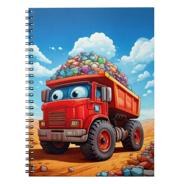 Notebook - Red truck  (Front)